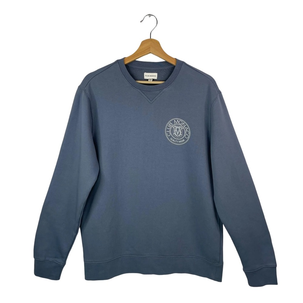Club Monaco New Vintage Crew Sweatshirt w/ Heritage Crest (Sz M)